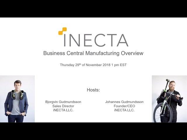 Webinar: Manufacturing in Microsoft Dynamics 365 Business Central