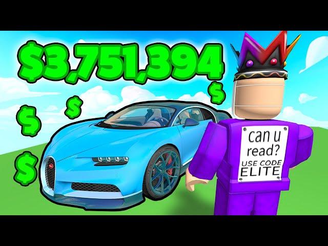 Roblox Car Factory Tycoon BUT My Car is Worth $3,751,394