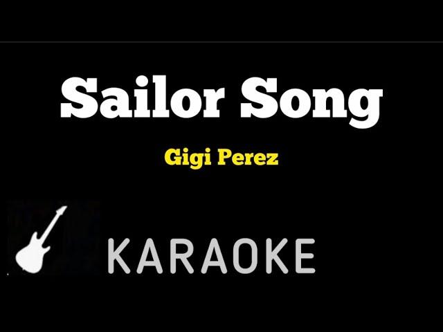 Gigi Perez - Sailor Song | Karaoke Guitar Instrumental