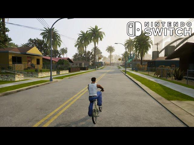 GTA SAN ANDREAS - DEFINITIVE EDITION | Switch Gameplay