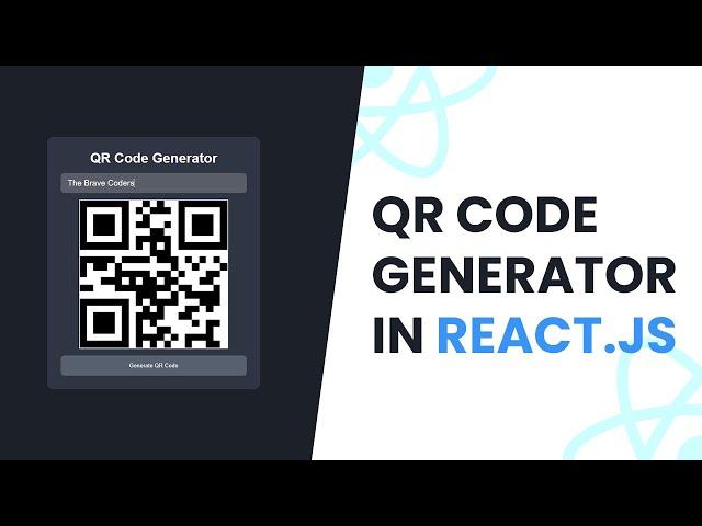 QR Code Generator Project in React js