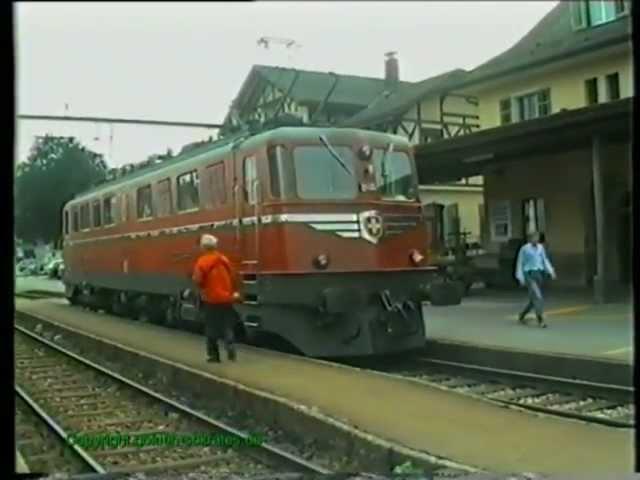 SBB Seetallinie Beinwil 1993, Ae 6/6 + RBe 4/4