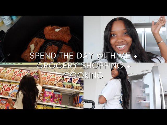 SPEND THE DAY WITH ME + GROCERY SHOPPING