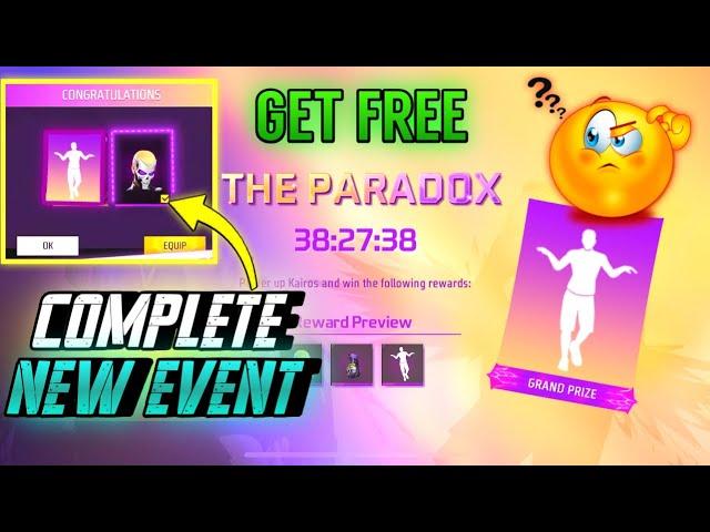 How To Complete New The Paradox Event ! Free Fire Paradox Event Update | Alpha Tricky