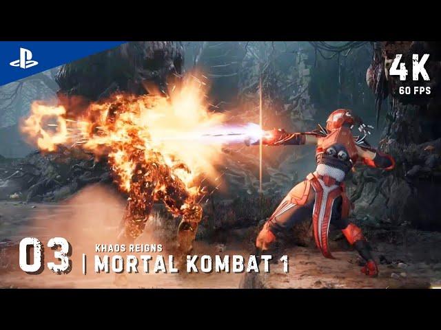 Mortal Kombat 1 - Khaos Reigns Story Gameplay Part #3 | 4K 60FPS