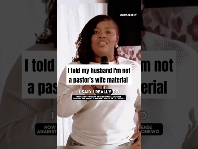 I told my husband I'm not a pastor's wife material #fypviralシ #mildredkingsleyokonkwo #viralvideos