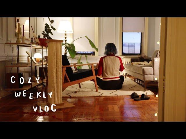 art date, organizing my books, and Sunday errands ️ NYC VLOG