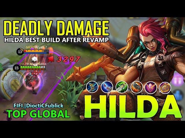 INSANE DAMAGE!!HILDA BEST BUILD 2020 TOP GLOBAL- HILDA MOBILE LEGENDS