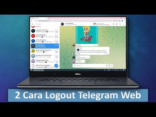 Cara Logout dari Telegram Web