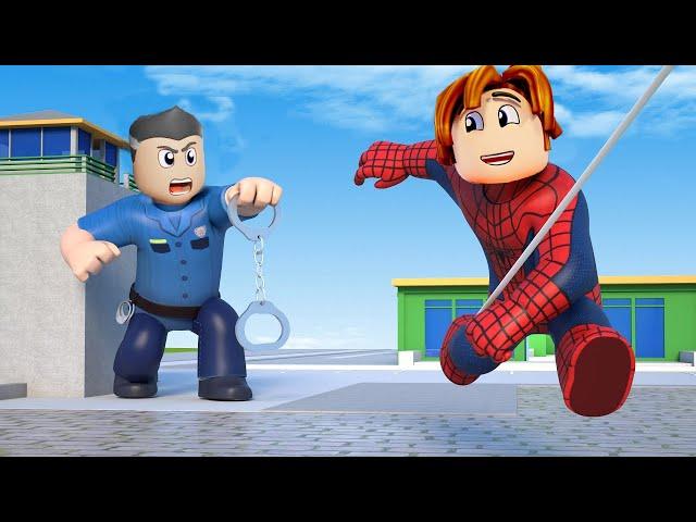 ROBLOX Brookhaven RP - LEGENDARY JAILBREAK: SPIDER-MAN Jailbreak | Roblox Animation