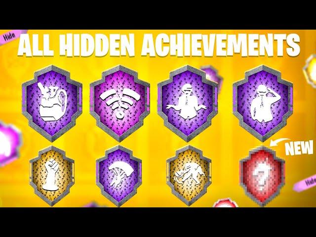 All Hidden Achievement In Pubgm | Top 8 Hidden Achievement In Pubg | New Hidden Achievement In Pubgm