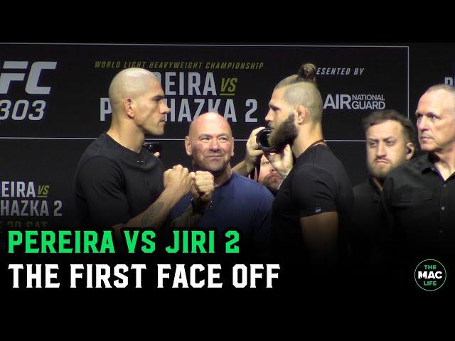Alex Pereira vs. Jiri Prochazka 2 First Face to Face
