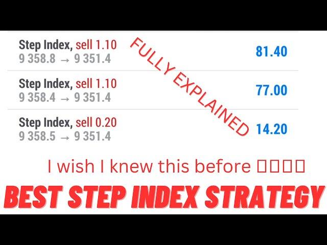 How to make $300 daily with the best Step Index killer strategy!How to trade Step Index successfully