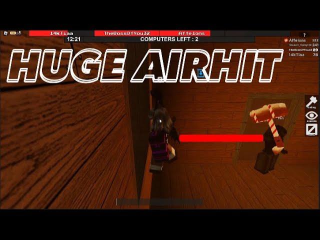 PLAYING WITH THE QUEEN OF AIRHITS? (PART 1) | FLEE THE FACILITY (ROBLOX)