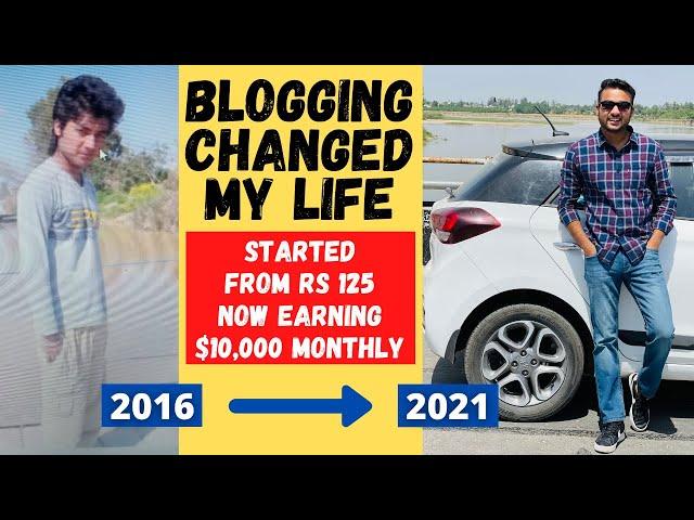 How Blogging Changed My Life  Started from Rs 125  Online Earning Motivation for Beginners #shorts