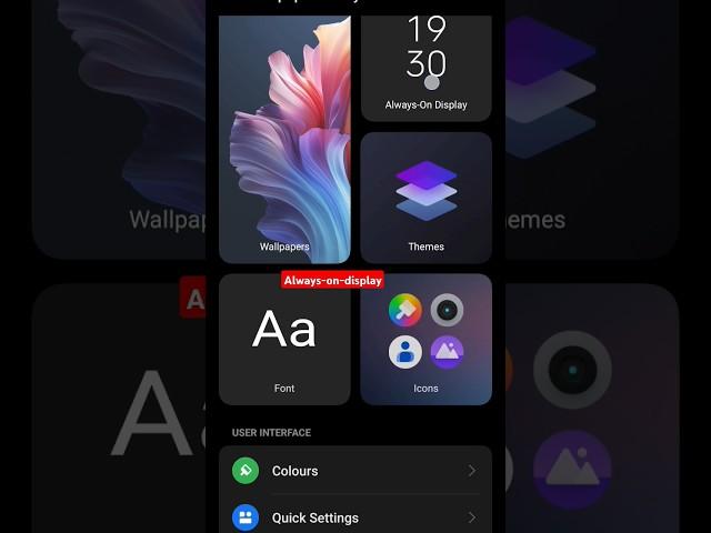 Realme P1 5G setting always on display #trending #viral #ytshorts