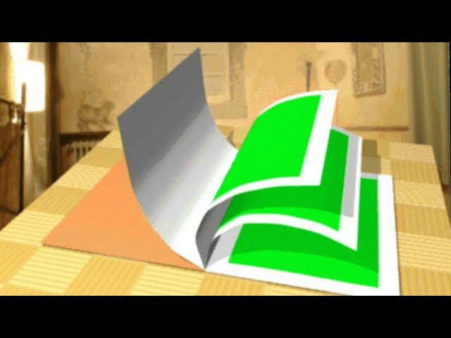 GREEN SCREEN Animated book page flapping animations effects | chroma key book page flapping effects