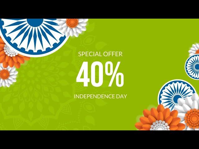 Free Independence Day Promotion Video Template (Customizable) - FlexClip