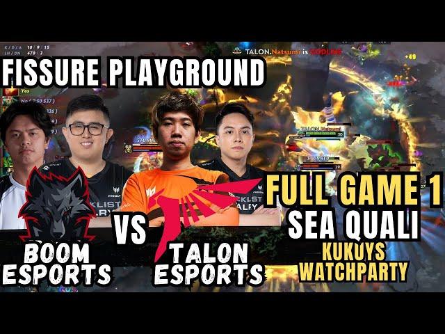 BACK AND FORTH GAME | TALON VS BOOM | FULL GAME 1 | FISSURE PLAYGROUND | KUKUYS WATCHPARTY