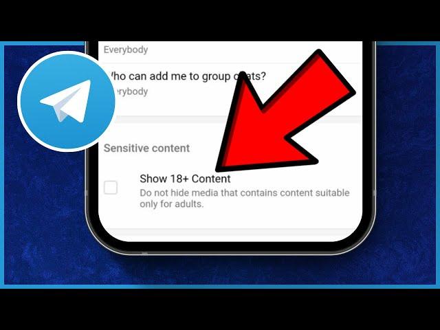 ENABLE Sensitive Content on Telegram (iOS & Android) 2025