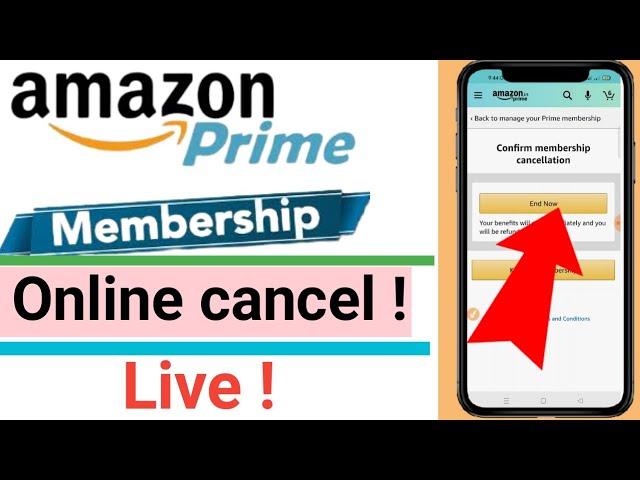 Amazon prime Membership cancel Online | Online cancel Amazon prime Membership refund money Bank |