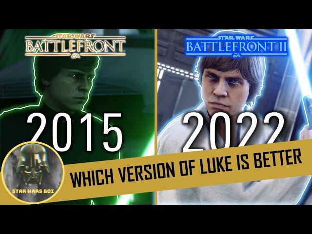 Luke Skywalker (Battlefront 2015) VS Luke Skywalker (Battlefront 2) - Which Hero is Better