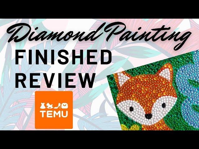 Diamond Painting Finished Review - Temu - #diamondpainting #temu