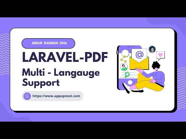 Laravel  Generate PDF with Custom Fonts and Dynamic Content Using mPDF Multi-langauge Support