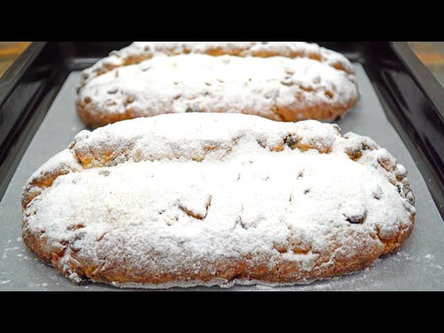 German Christmas Quarkstollen. Easy recipe