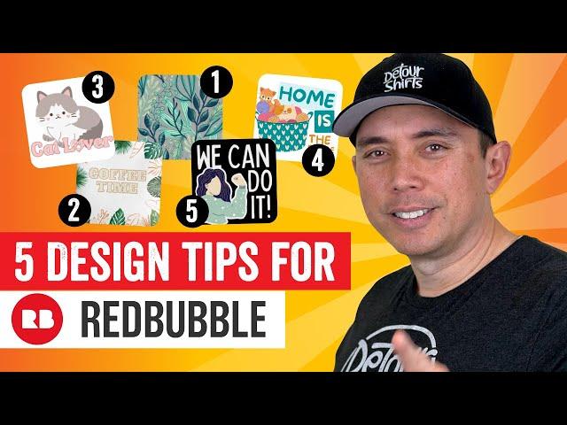 5 Simple Design Tips for RedBubble Sellers... Help Your Products Stand Out and Get More Sales