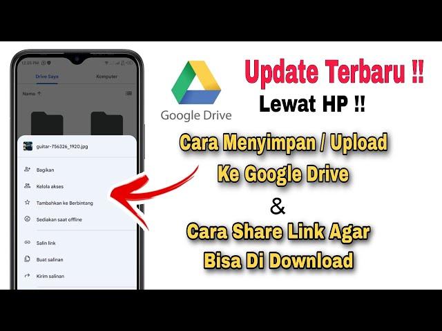 Cara Menyimpan File Di Google Drive Dan Cara Share Link