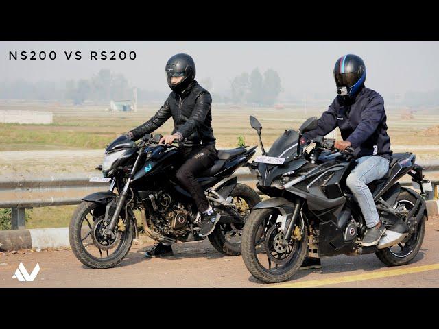 Pulsar RS200 BS4 vs Pulsar NS200 BS3 | Long Race | Highway Battle