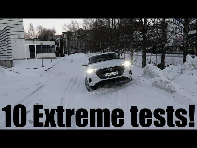 Audi E-Tron Extreme Winter Test!