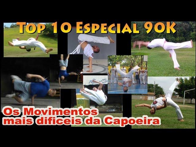 Top 10 Movimentos mais dificeis da Capoeira (Especial 90K Mestre Koioty Herança de Zumbi)