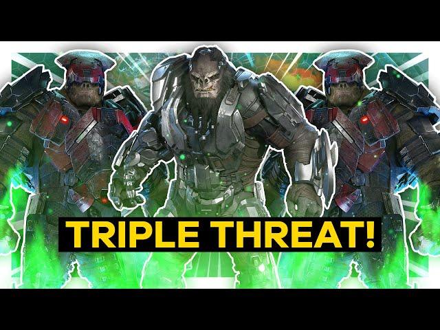 the BRUTE TRIPLE THREAT in Halo Wars 2!