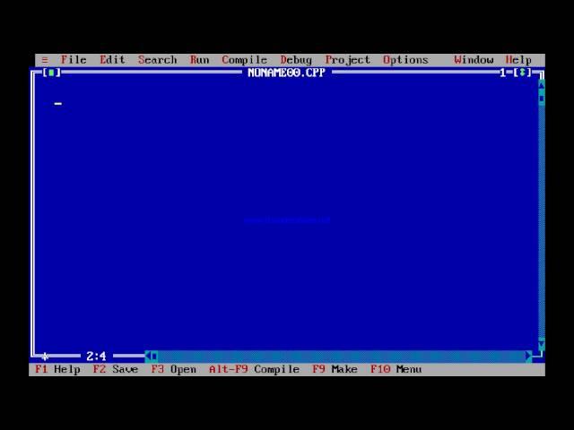 How to make first C program -Compile and run in Turbo c++