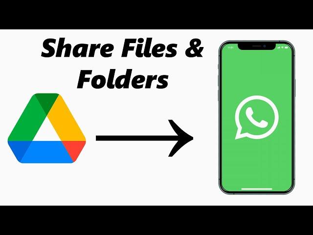 How To Share Google Drive Files & Folders Via WhatsApp On iPhone