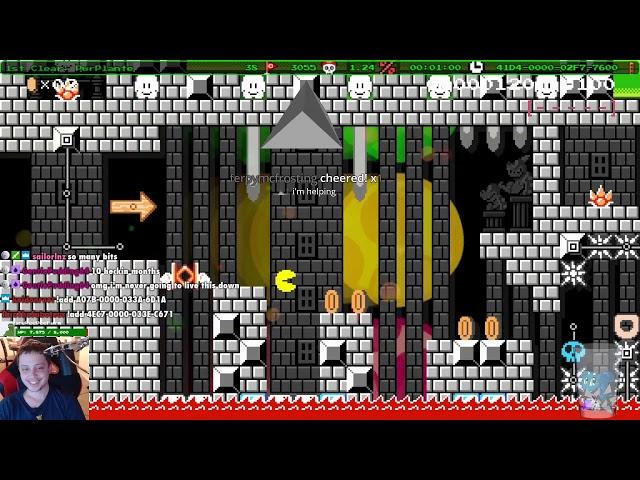 Super Mario Maker - Beast plays some levels with low clear rates