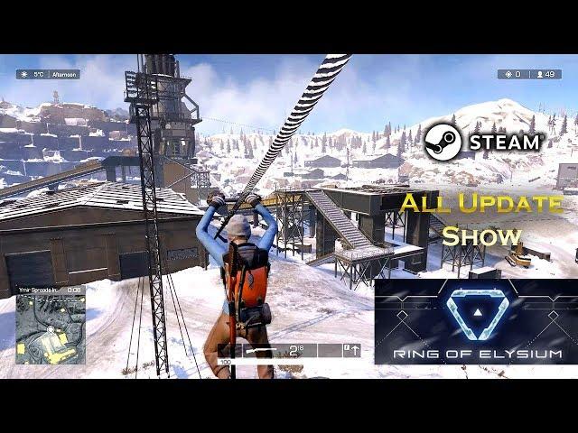 Ring of Elysium (Europa) Steam - New Gameplay Snow Map All Update Skiing vs Climbing Pack FPP Mode