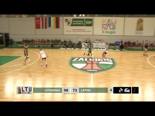 U16 Baltic Cup: Lithuania v Latvia