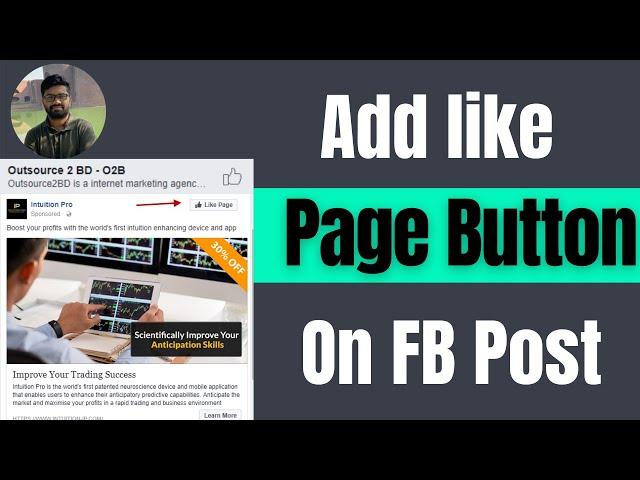 how to add like button on facebook page post 2025