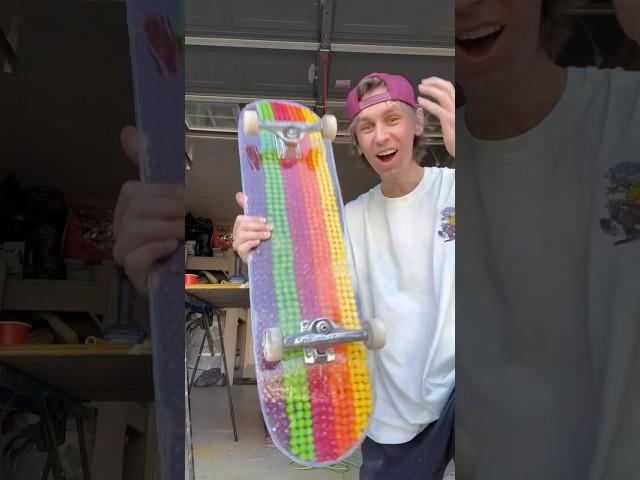 MOST COLORFUL SKATEBOARD EVER!?