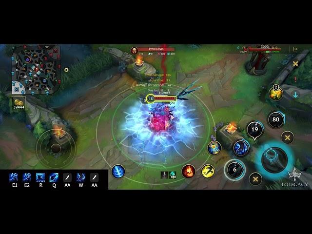 WILD RIFT - Lissandra Standard Engage Combo