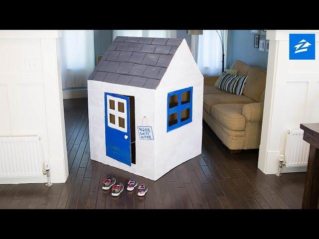 Create the Perfect Cardboard Box Playhouse | Zillow