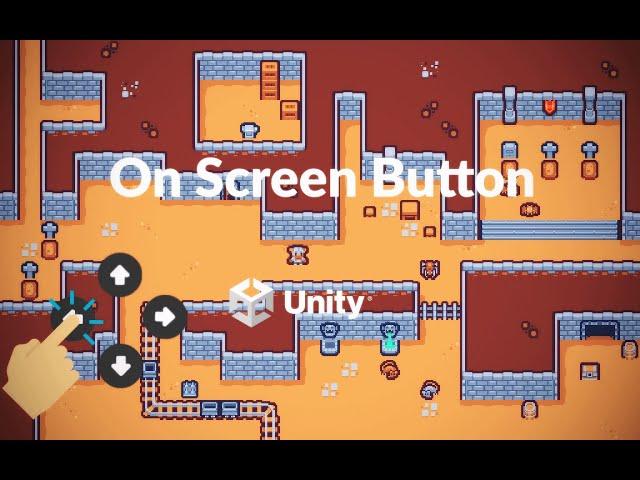 Player Movement with On Screen Button | New Input System || Unity Tutorial || 2023