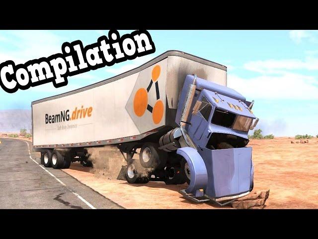 BeamNG Drive - My Best Truck Crash Tests Simulation