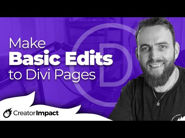 How to Edit Divi Built Posts & Pages Built in WordPress (Divi Theme)