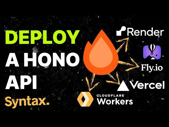 Deploy A Hono API to Render, fly.io, Vercel and Cloudflare Workers