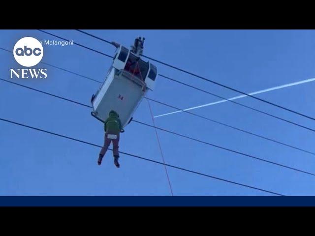 Dramatic Colorado ski slope rescue