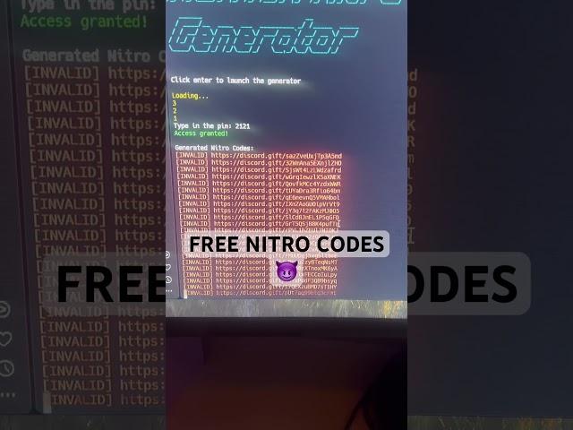 FREE Nitro Code Generator | Nitro Generator | Free Discord Nitro